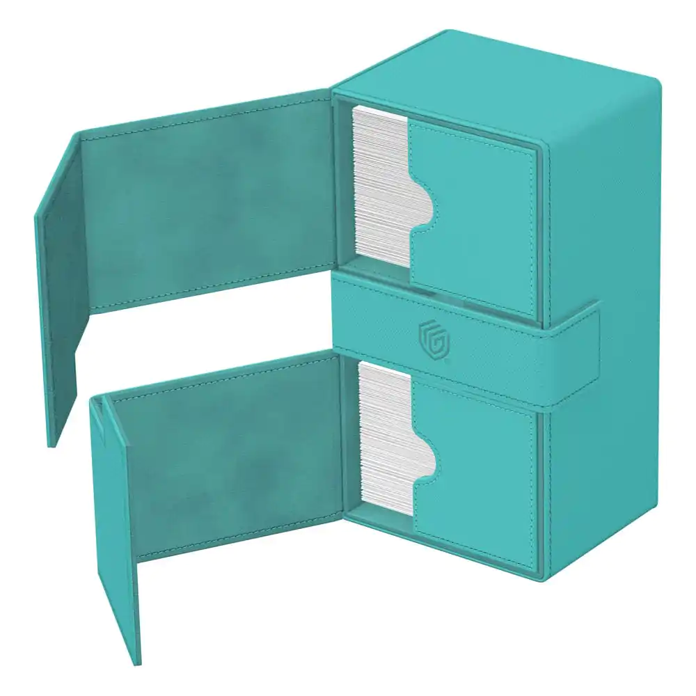 Ultimate Guard Twin Flip'n'Tray 200+ Xenoskin "Summer Edition 2025" - Lagoon poza produsului