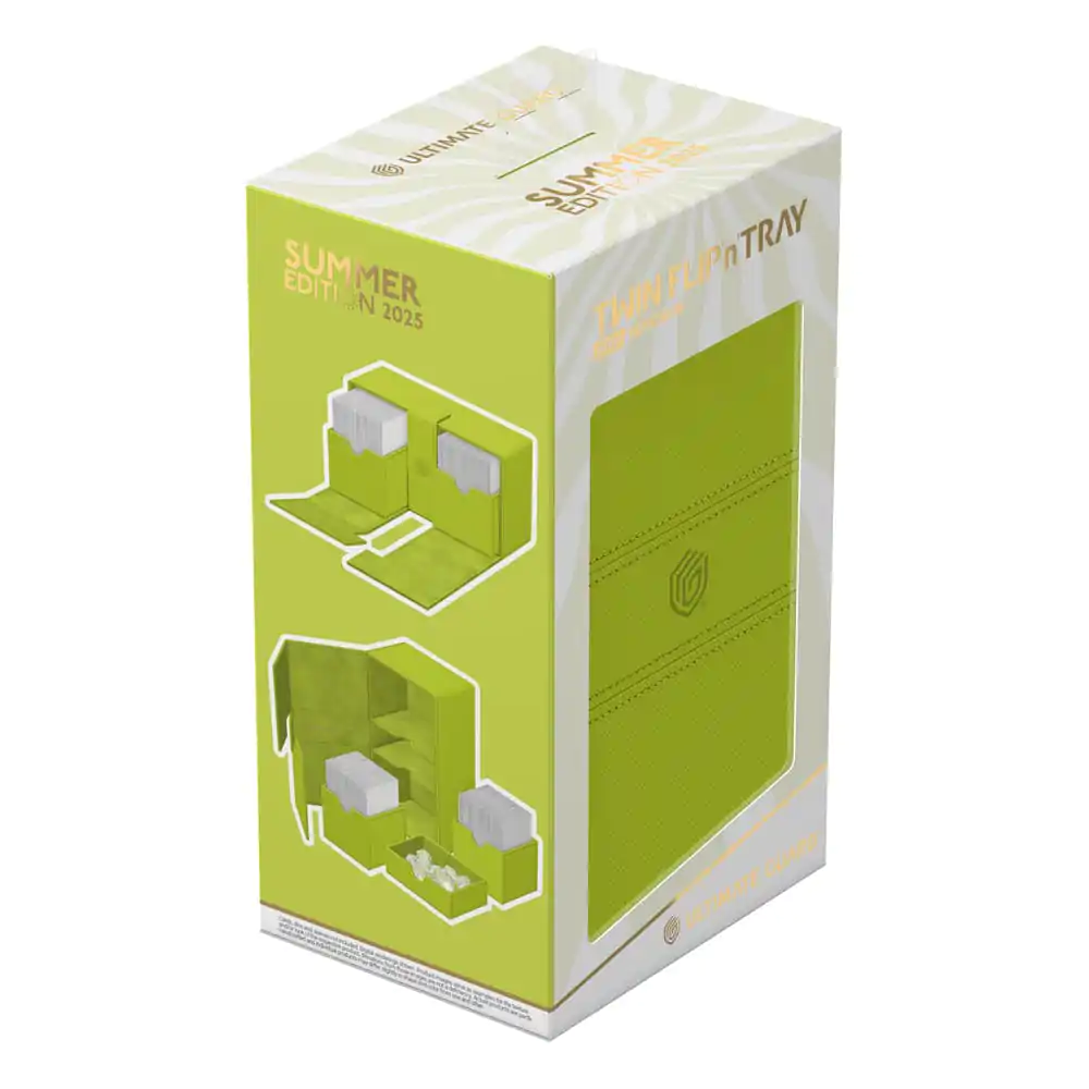 Ultimate Guard Twin Flip'n'Tray 200+ Xenoskin si "Summer Edition 2025" - Lime poza produsului