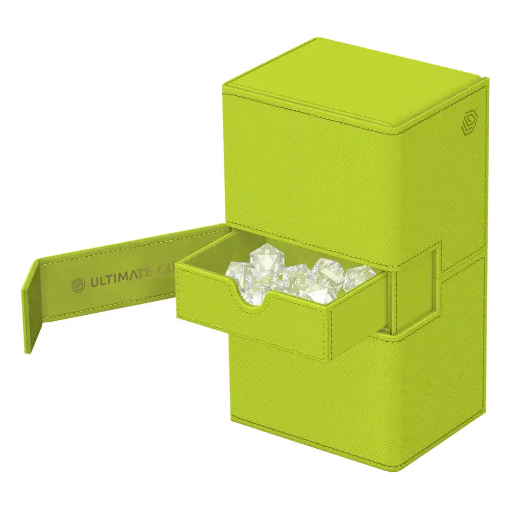 Ultimate Guard Twin Flip'n'Tray 200+ Xenoskin si "Summer Edition 2025" - Lime poza produsului