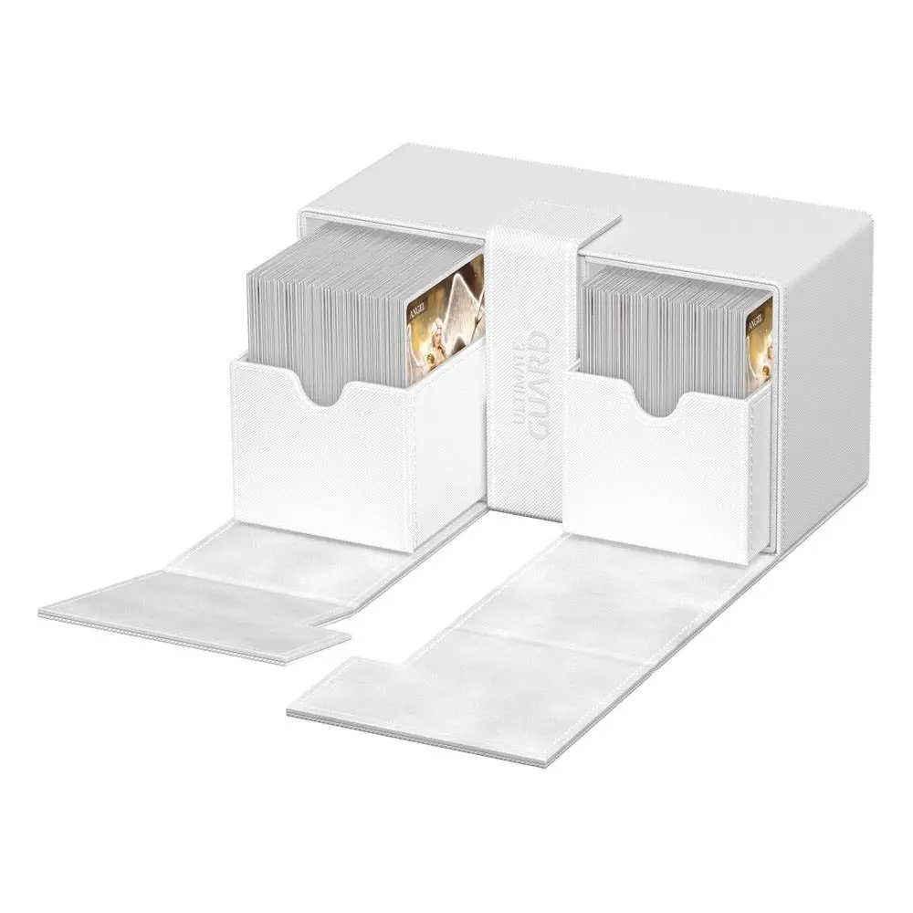 Ultimate Guard Twin Flip`n`Tray 200+ XenoSkin Monocolor Alb poza produsului