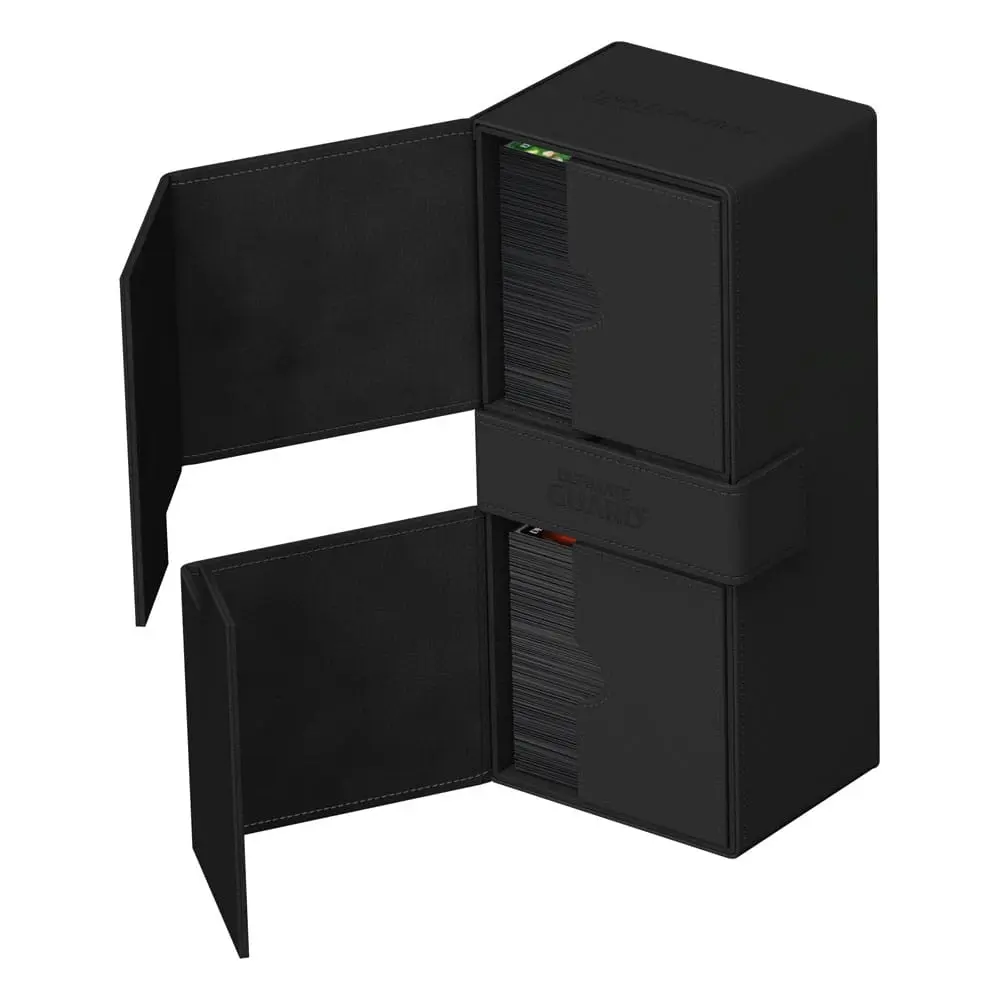 Ultimate Guard Twin Flip`n`Tray 266+ Xenoskin Negru poza produsului