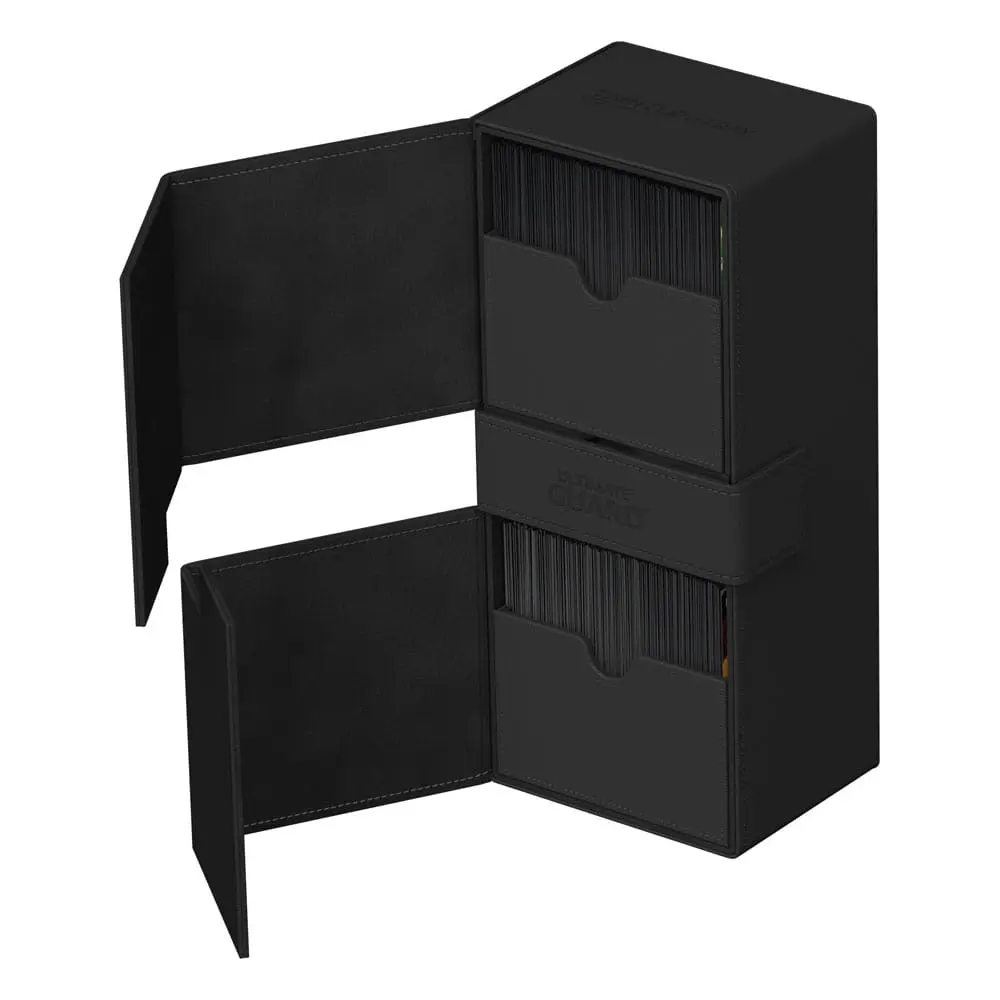 Ultimate Guard Twin Flip`n`Tray 266+ Xenoskin Negru poza produsului