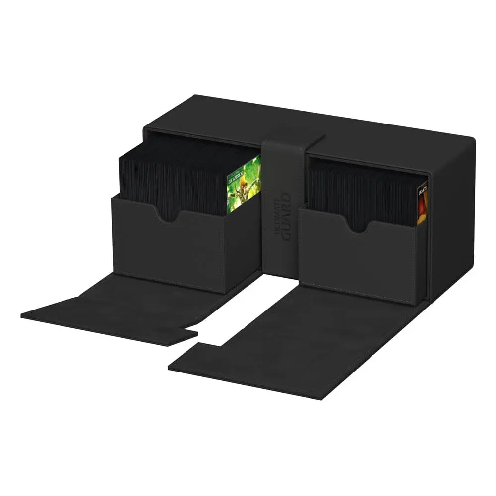 Ultimate Guard Twin Flip`n`Tray 266+ Xenoskin Negru poza produsului