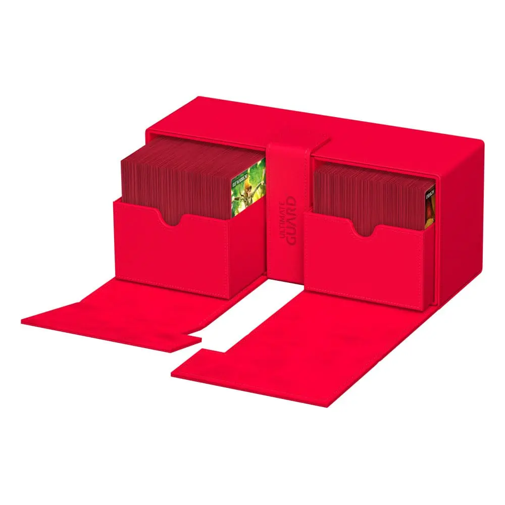 Ultimate Guard Twin Flip`n`Tray 266+ Xenoskin Roșu poza produsului