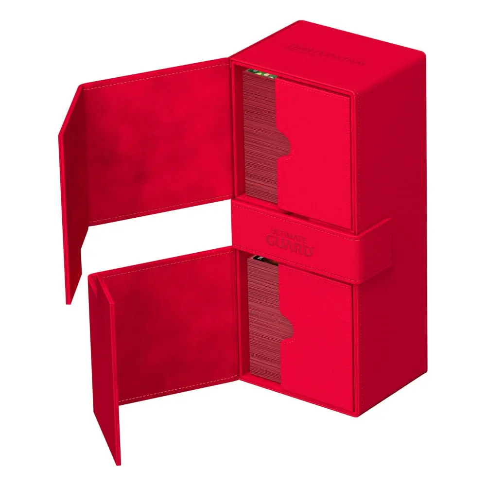 Ultimate Guard Twin Flip`n`Tray 266+ Xenoskin Roșu poza produsului