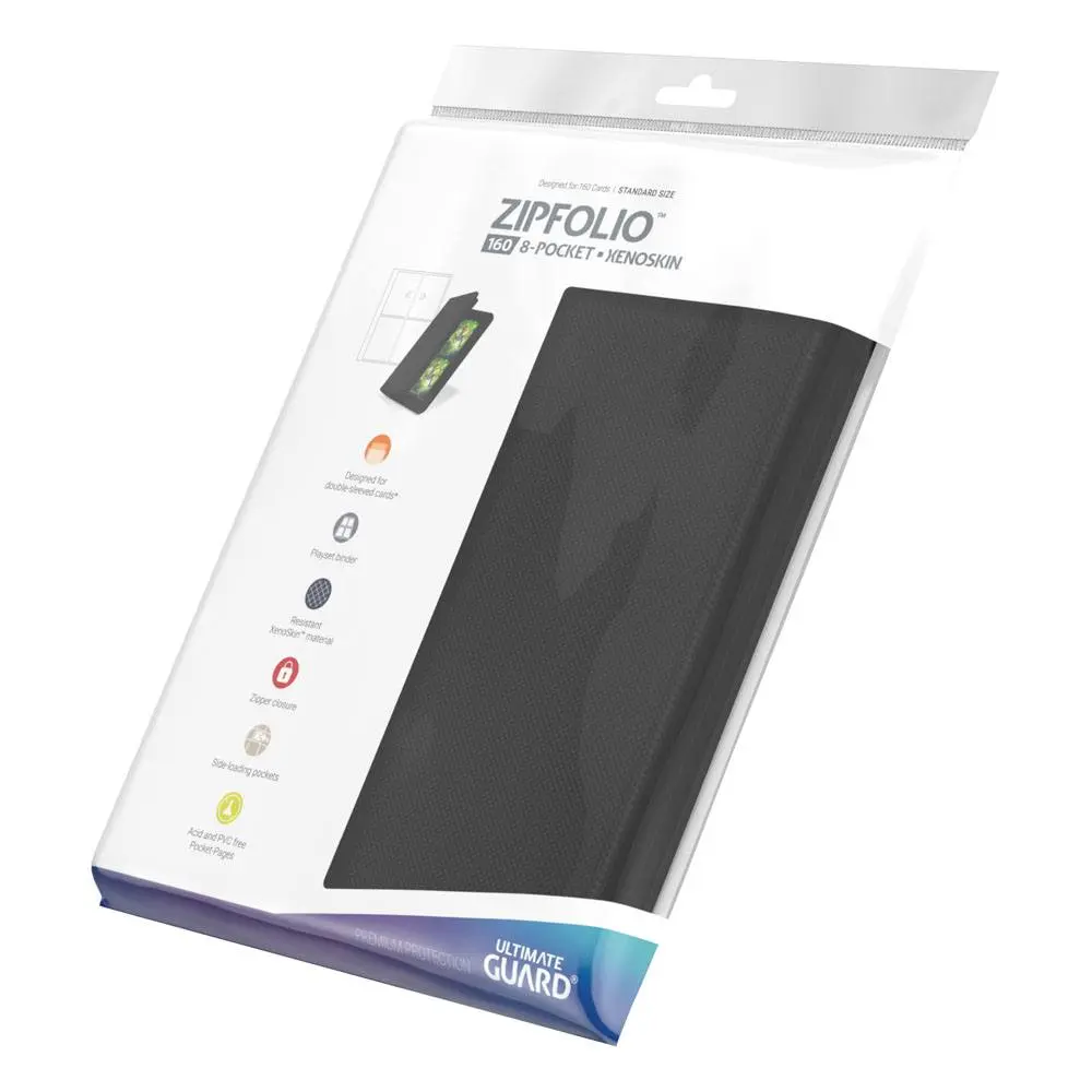Ultimate Guard Zipfolio 160 - 8-buzunar XenoSkin Negru poza produsului