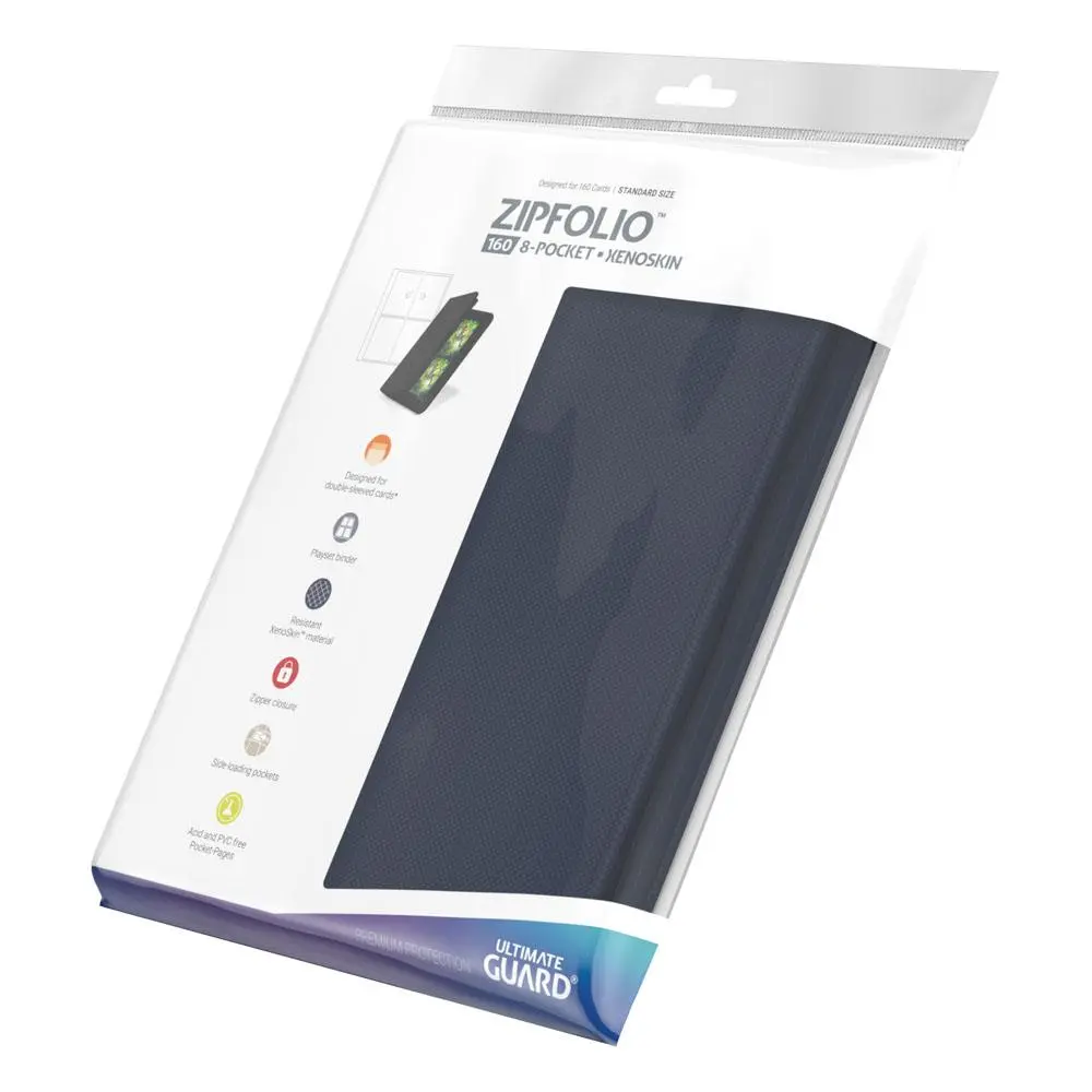 Ultimate Guard Zipfolio 160 - 8-buzunar XenoSkin Albastru poza produsului