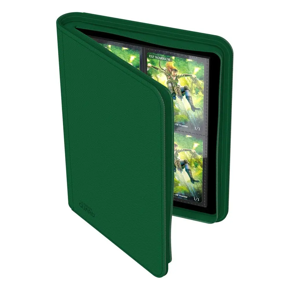 Ultimate Guard Zipfolio 160 - 8-buzunar XenoSkin Verde poza produsului
