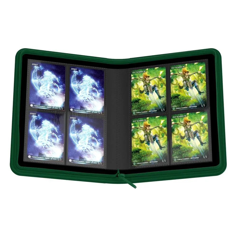 Ultimate Guard Zipfolio 160 - 8-buzunar XenoSkin Verde poza produsului