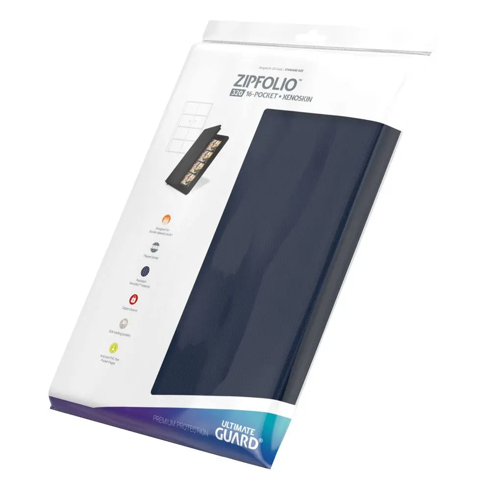 Ultimate Guard Zipfolio 320 - 16-buzunar XenoSkin Albastru poza produsului