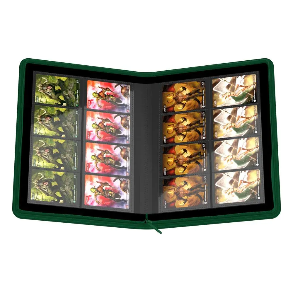 Ultimate Guard Zipfolio 320 - 16-Compartiment Buzunar XenoSkin Verde poza produsului