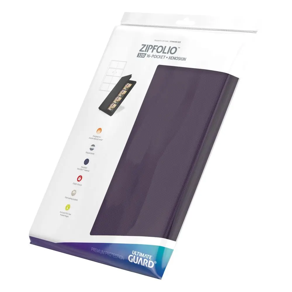 Ultimate Guard Zipfolio 320 - 16-Compartimente XenoSkin Violet poza produsului