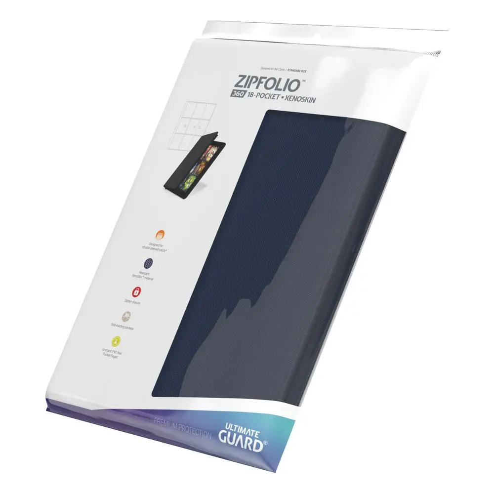 Ultimate Guard Zipfolio 360 - 18-Compartimente XenoSkin Albastru poza produsului
