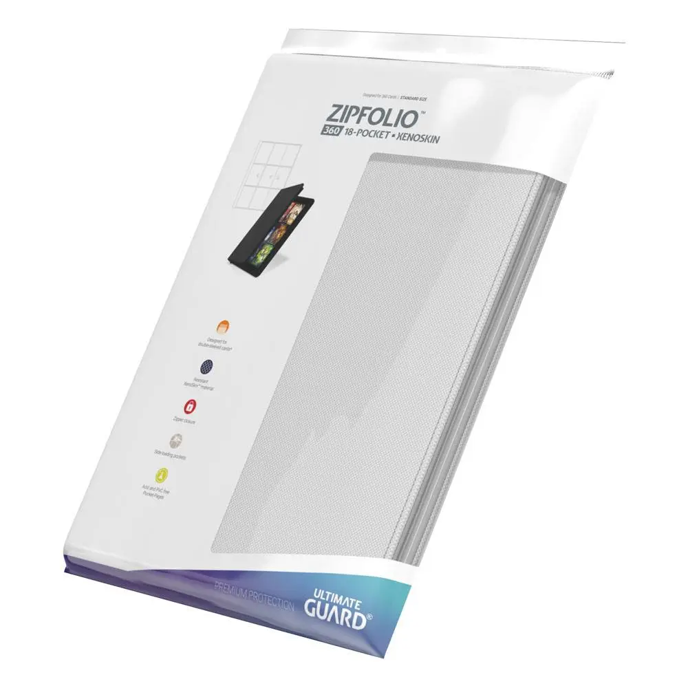 Ultimate Guard Zipfolio 360 - 18-Pungi XenoSkin Alb poza produsului