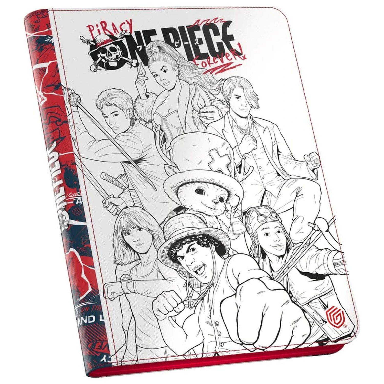 Ultimate Guard Zipfolio 360 Xenoskin One Piece - Schita poza produsului