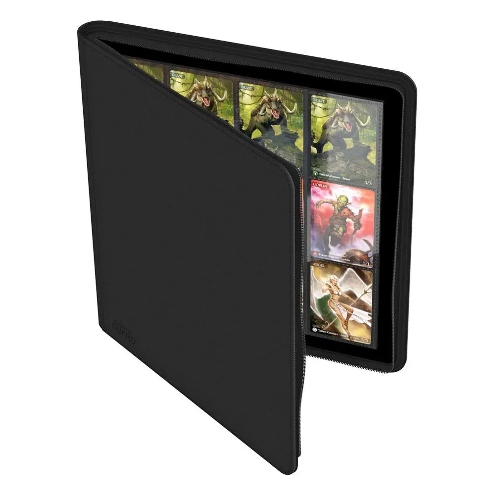Ultimate Guard Zipfolio 480 - 24-buzunar XenoSkin (Quadrow) - Negru poza produsului