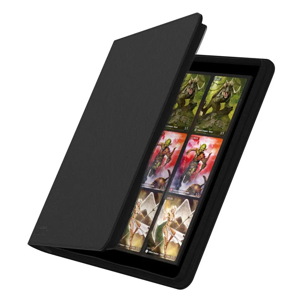 Ultimate Guard Zipfolio 480 - 24-buzunar XenoSkin (Quadrow) - Negru poza produsului