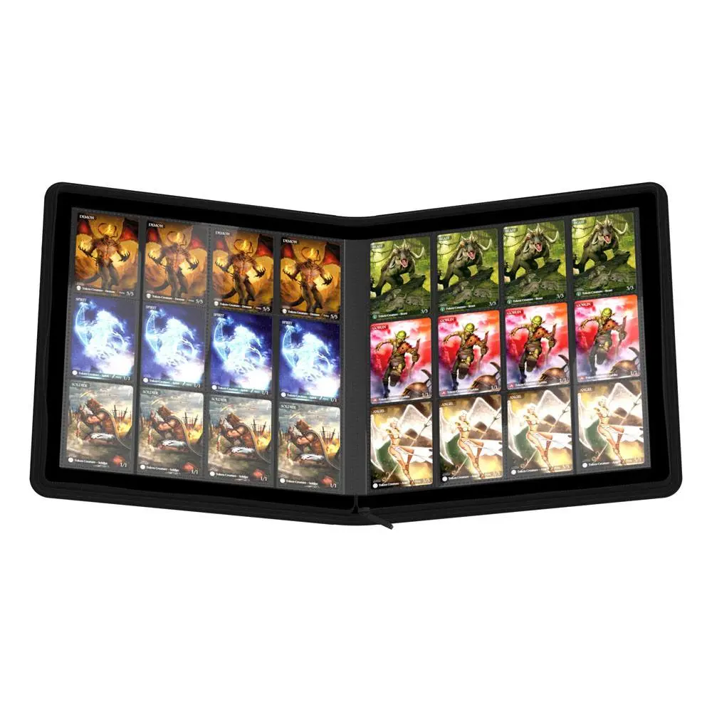 Ultimate Guard Zipfolio 480 - 24-buzunar XenoSkin (Quadrow) - Negru poza produsului