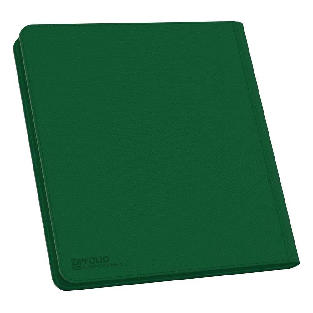 Ultimate Guard Zipfolio 480 - 24-buzunar XenoSkin (Quadrow) - Verde poza produsului