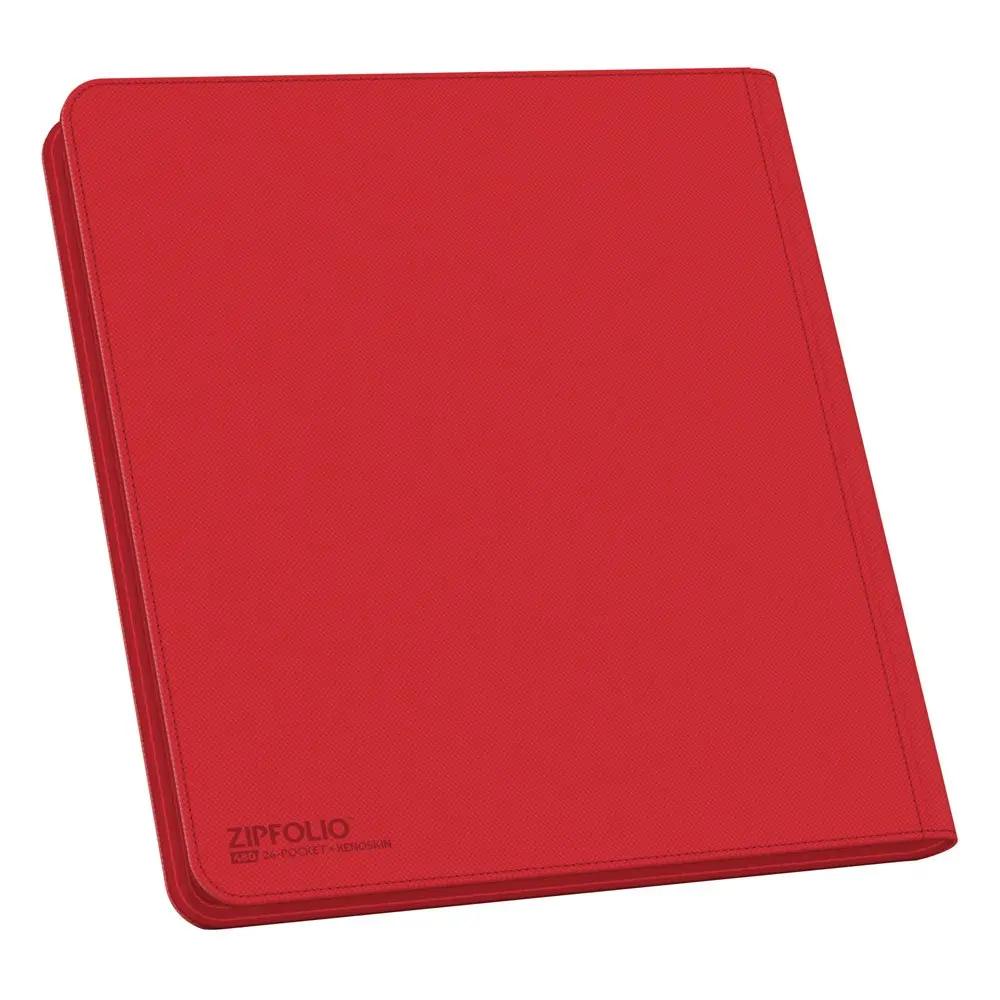 Ultimate Guard Zipfolio 480 - 24-buzunar XenoSkin (Quadrow) - Roșu poza produsului