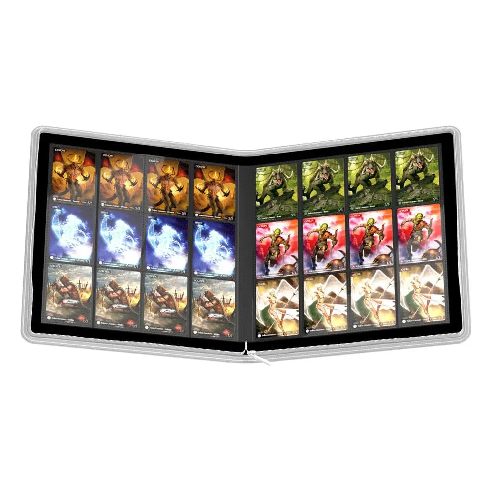 Ultimate Guard Zipfolio 480 - 24-buzunar XenoSkin (Quadrow) - Alb poza produsului