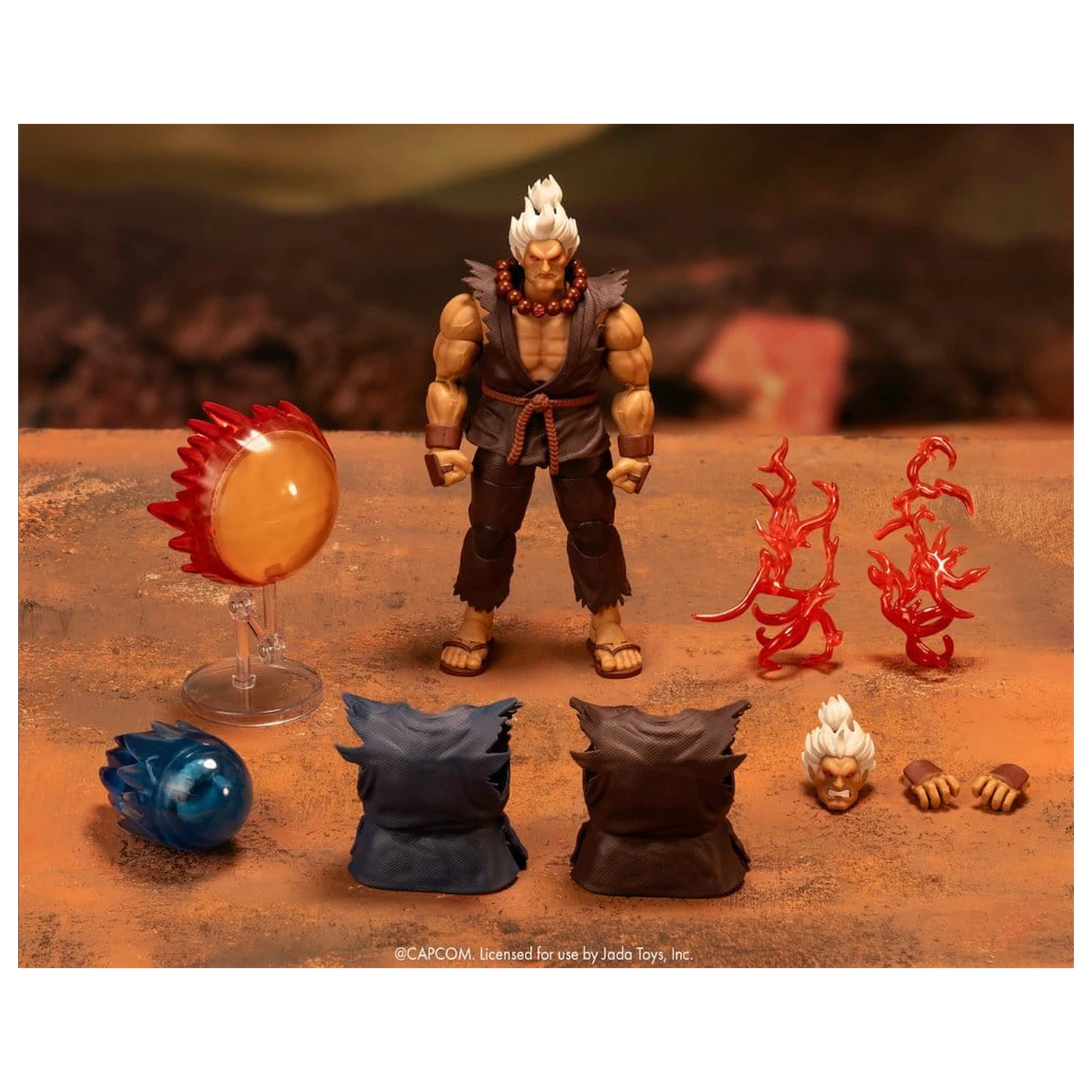 Ultra Street Fighter II: The Final Challengers Akuma Deluxe 1/12 figură de acțiune 15 cm poza produsului