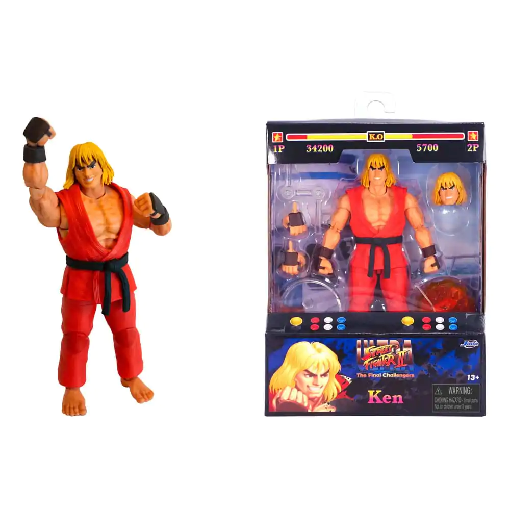 Figurină de acțiune Ultra Street Fighter II: The Final Challengers 1/12 Ken 15 cm poza produsului