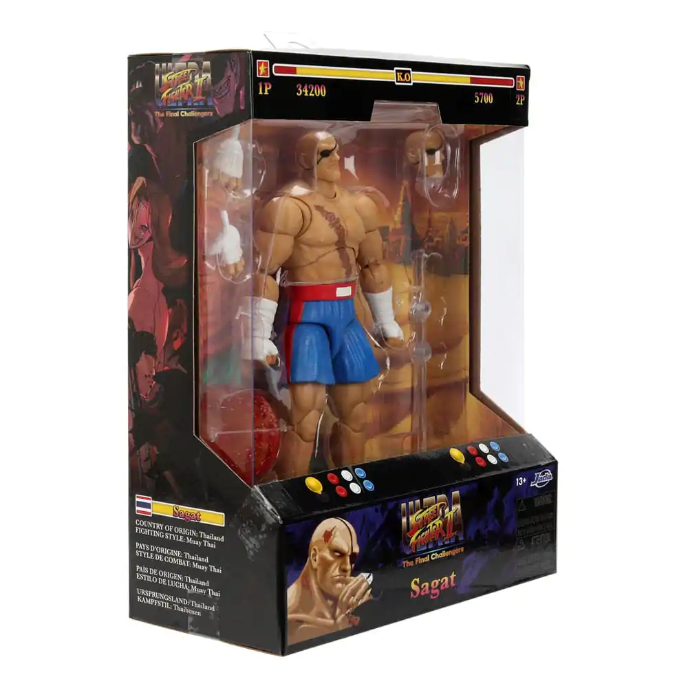 Ultra Street Fighter II: The Final Challengers Figurină de acțiune 1/12 Sagat 19 cm poza produsului