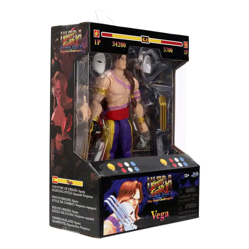 Ultra Street Fighter II: The Final Challengers Figurina de actiune 1/12 Vega 15 cm poza produsului