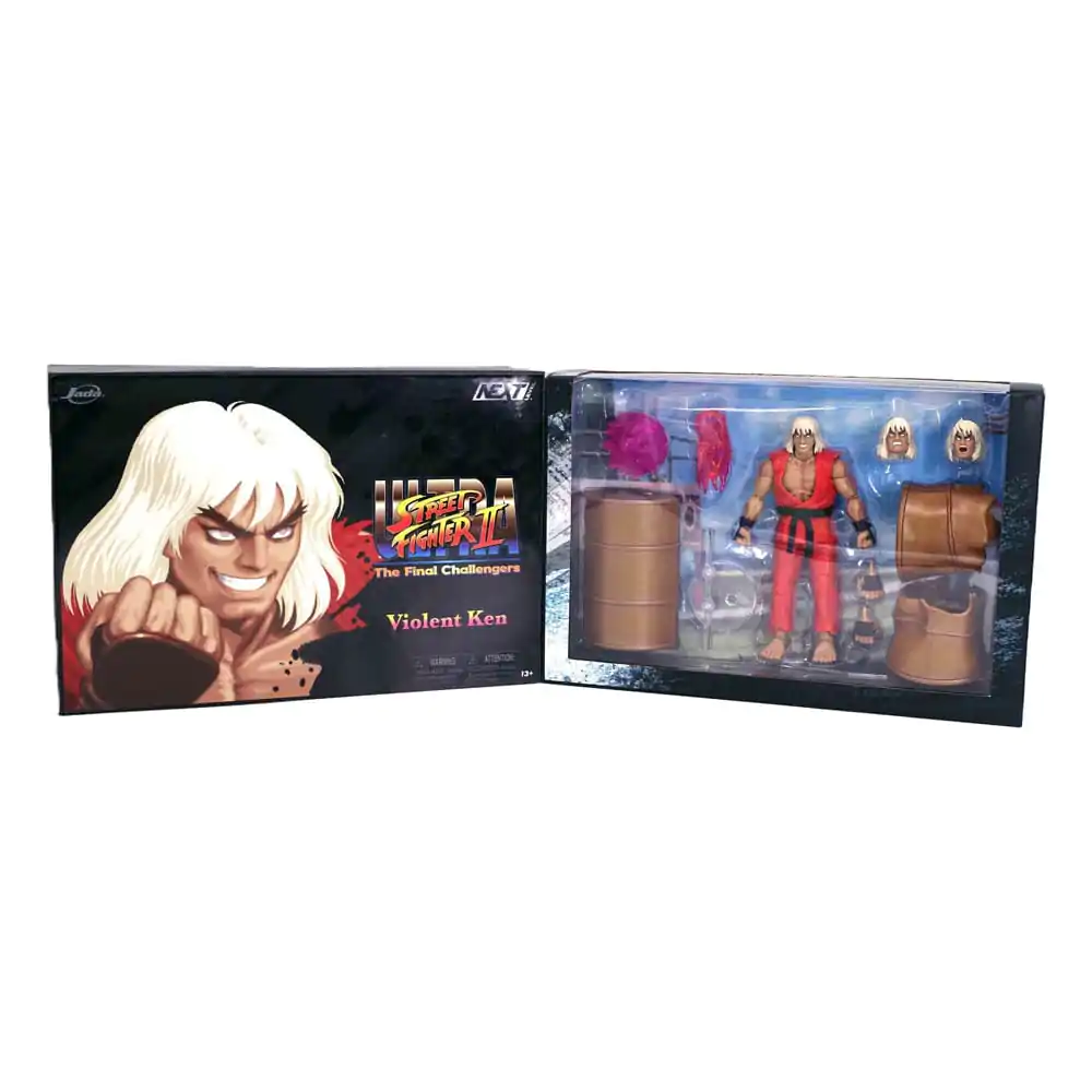 Figurină de acțiune Ultra Street Fighter II: The Final Challengers 1/12 Violent Ken Next Level SDCC 2024 Exclusive 15 cm poza produsului