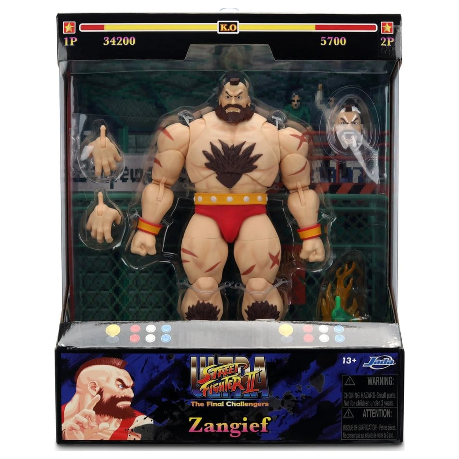 Ultra Street Fighter II: The Final Challengers Action Figure 1/12 Zangief 18 cm poza produsului