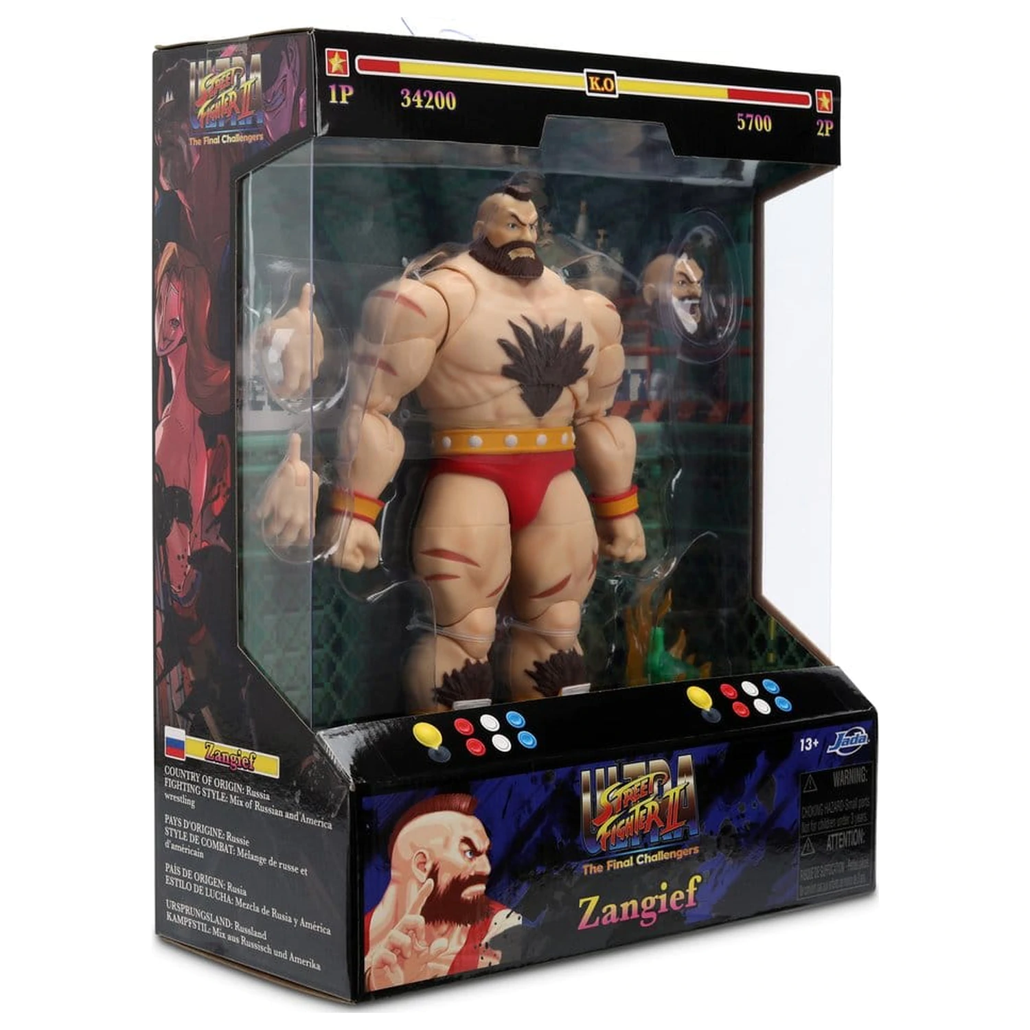 Ultra Street Fighter II: The Final Challengers Action Figure 1/12 Zangief 18 cm poza produsului