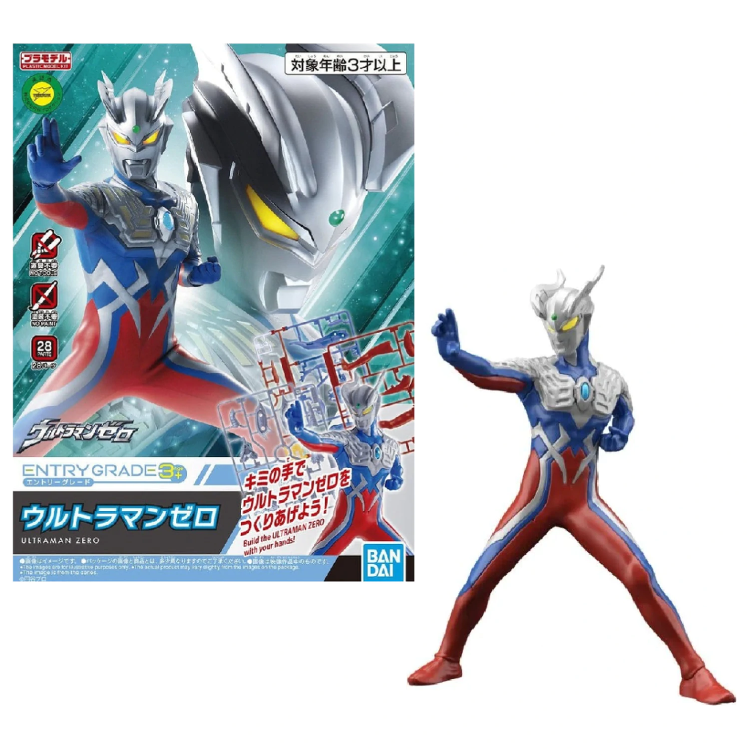 ULTRAMAN Entry Grade Ultraman Zero Model Kit REPROD poza produsului