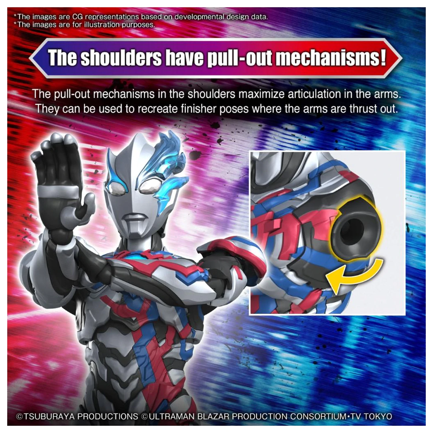 Ultraman Figura-Rise Standard Ultraman Blazar Kit model poza produsului