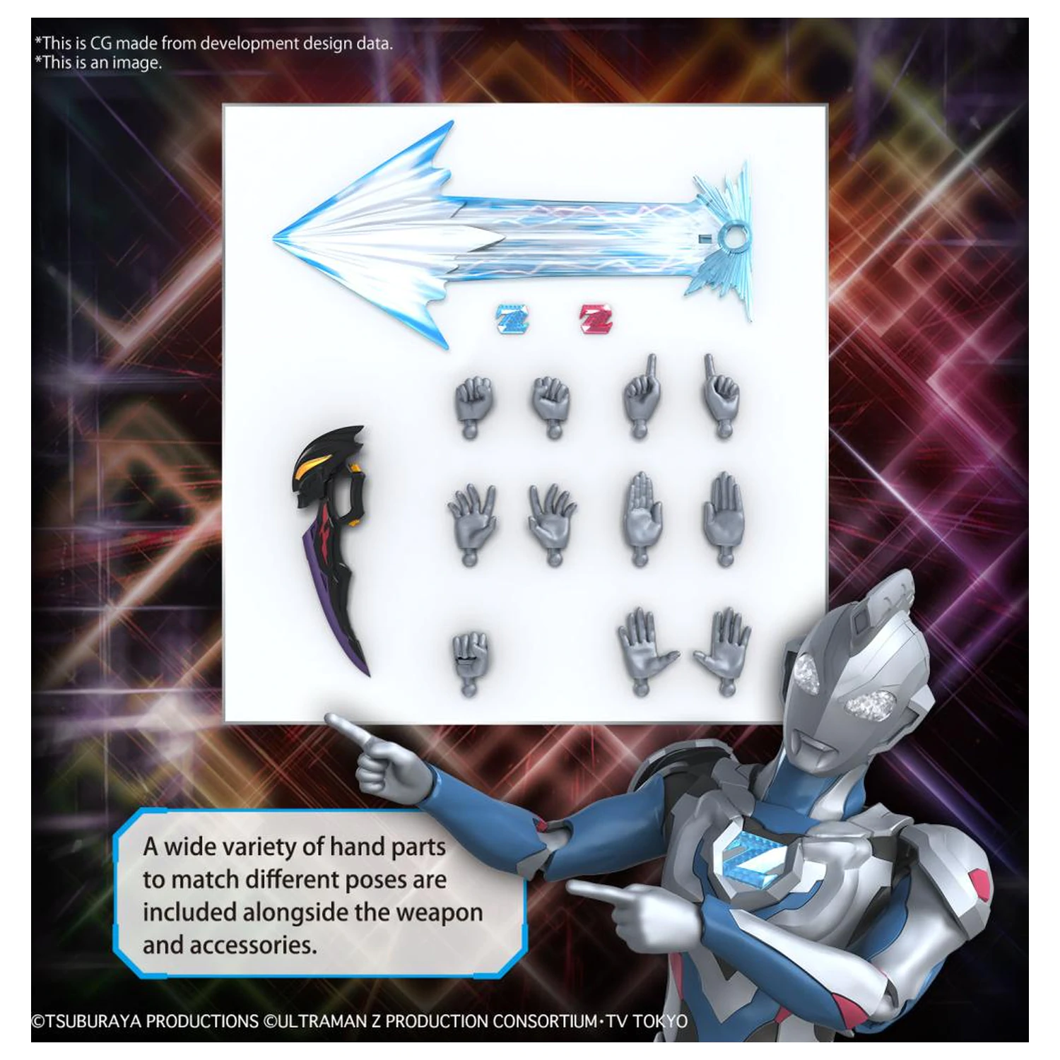 ULTRAMAN Figurina-rise Standard Ultraman Z Set model original poza produsului