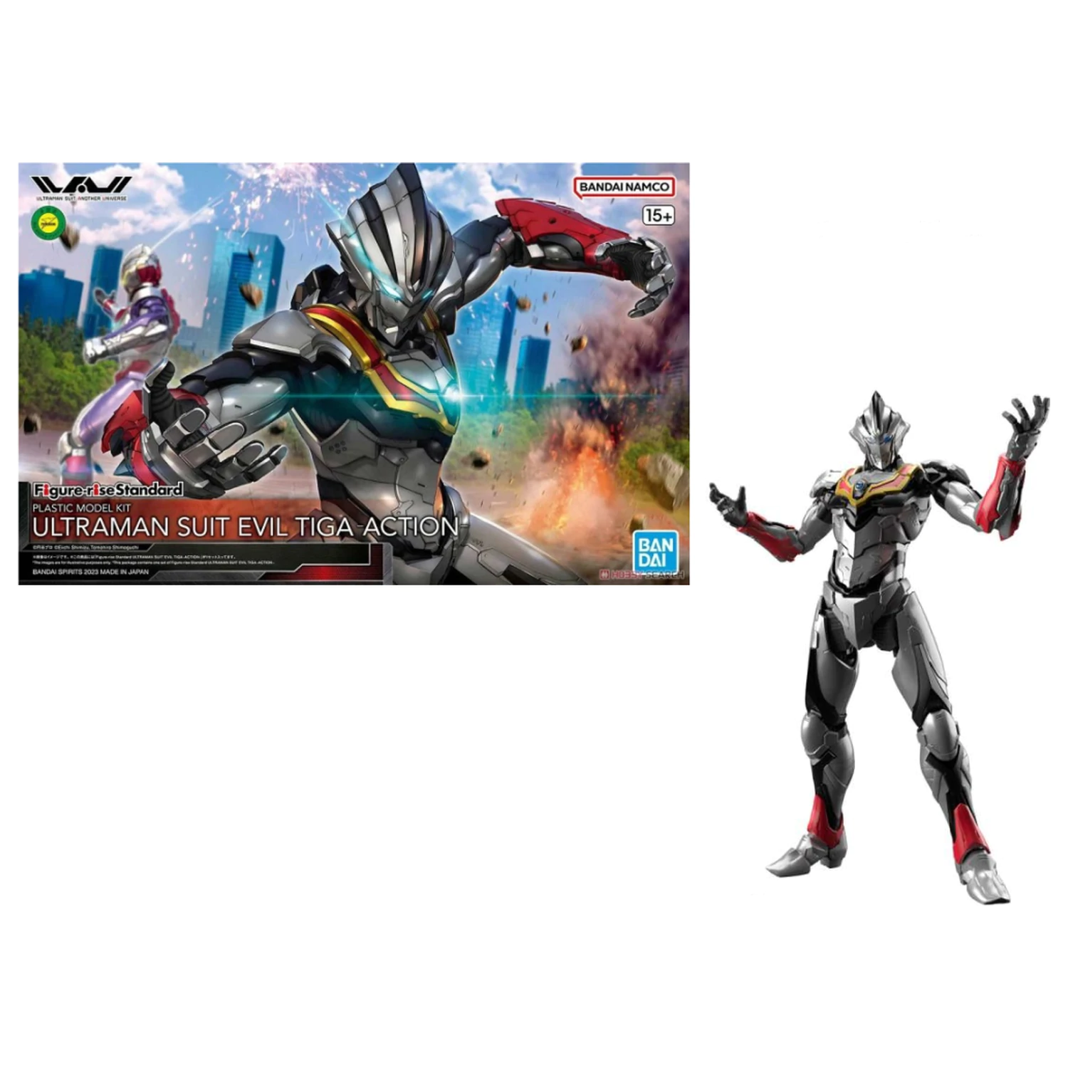 Ultraman Figure-rise Standard Ultraman Evil Tiga "Action" Kit de model poza produsului