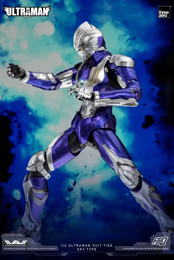 Figurină de acțiune Ultraman FigZero 1/6 Costum Ultraman Tiga Tipul Sky 31 cm poza produsului