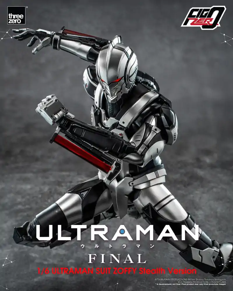 Ultraman Final FigZero Figurina de Acțiune 1/6 Ultraman Suit Zoffy Stealth Version 30 cm poza produsului