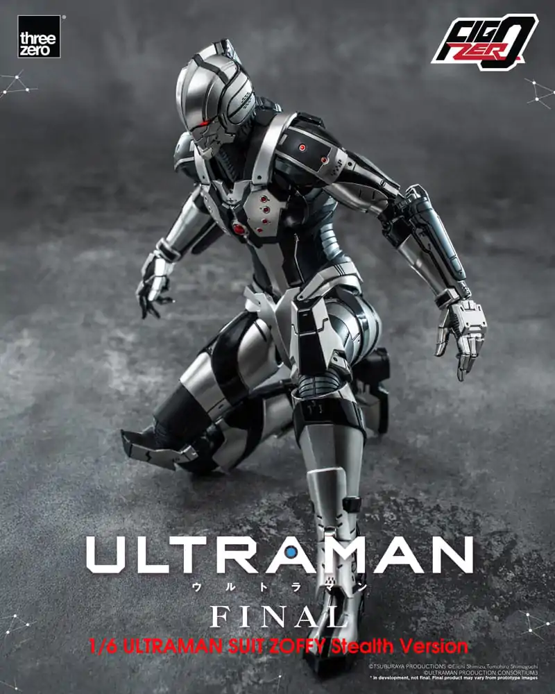 Ultraman Final FigZero Figurina de Acțiune 1/6 Ultraman Suit Zoffy Stealth Version 30 cm poza produsului