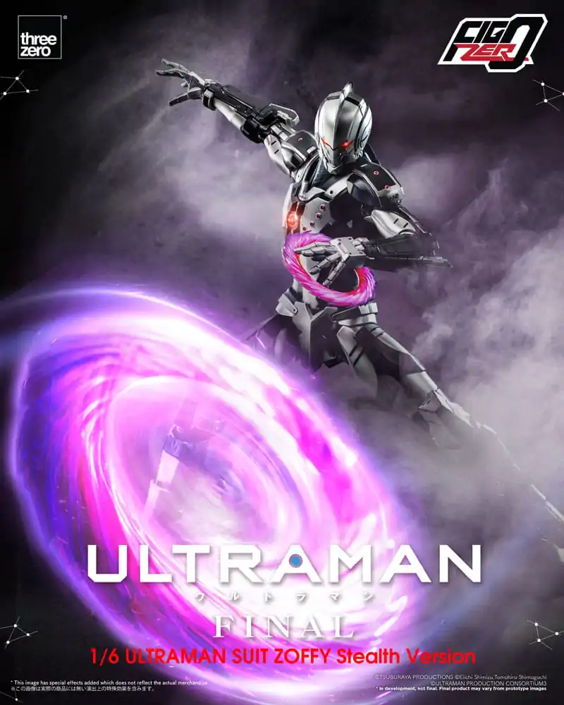 Ultraman Final FigZero Figurina de Acțiune 1/6 Ultraman Suit Zoffy Stealth Version 30 cm poza produsului