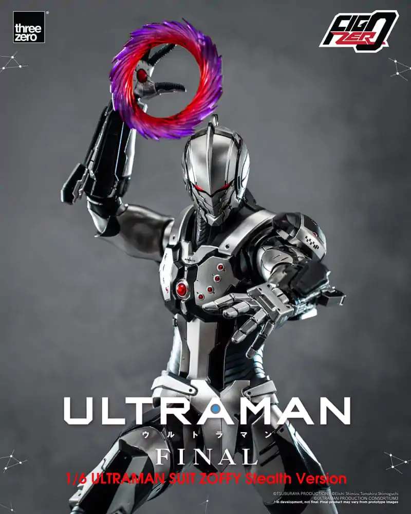 Ultraman Final FigZero Figurina de Acțiune 1/6 Ultraman Suit Zoffy Stealth Version 30 cm poza produsului