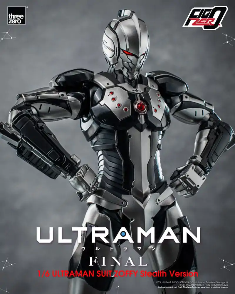 Ultraman Final FigZero Figurina de Acțiune 1/6 Ultraman Suit Zoffy Stealth Version 30 cm poza produsului