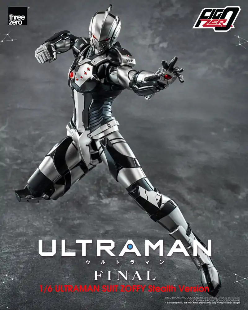 Ultraman Final FigZero Figurina de Acțiune 1/6 Ultraman Suit Zoffy Stealth Version 30 cm poza produsului