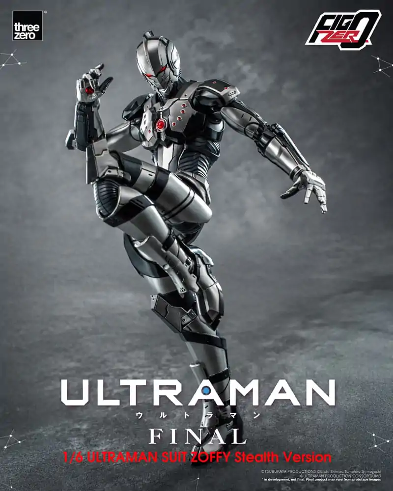 Ultraman Final FigZero Figurina de Acțiune 1/6 Ultraman Suit Zoffy Stealth Version 30 cm poza produsului