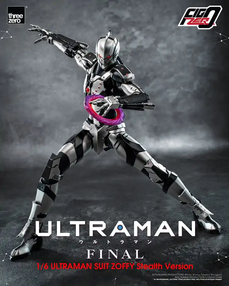 Ultraman Final FigZero Figurina de Acțiune 1/6 Ultraman Suit Zoffy Stealth Version 30 cm poza produsului