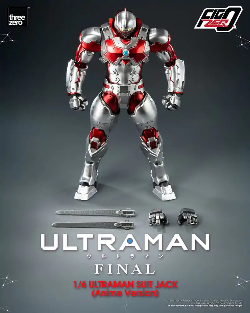 Figurină de acțiune Ultraman Final FigZero 1/6 Ultraman Suit Jack Versiune Anime 35 cm poza produsului