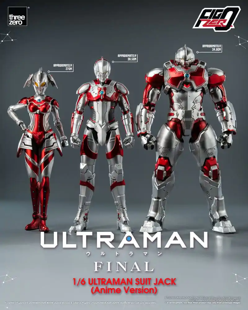 Figurină de acțiune Ultraman Final FigZero 1/6 Ultraman Suit Jack Versiune Anime 35 cm poza produsului