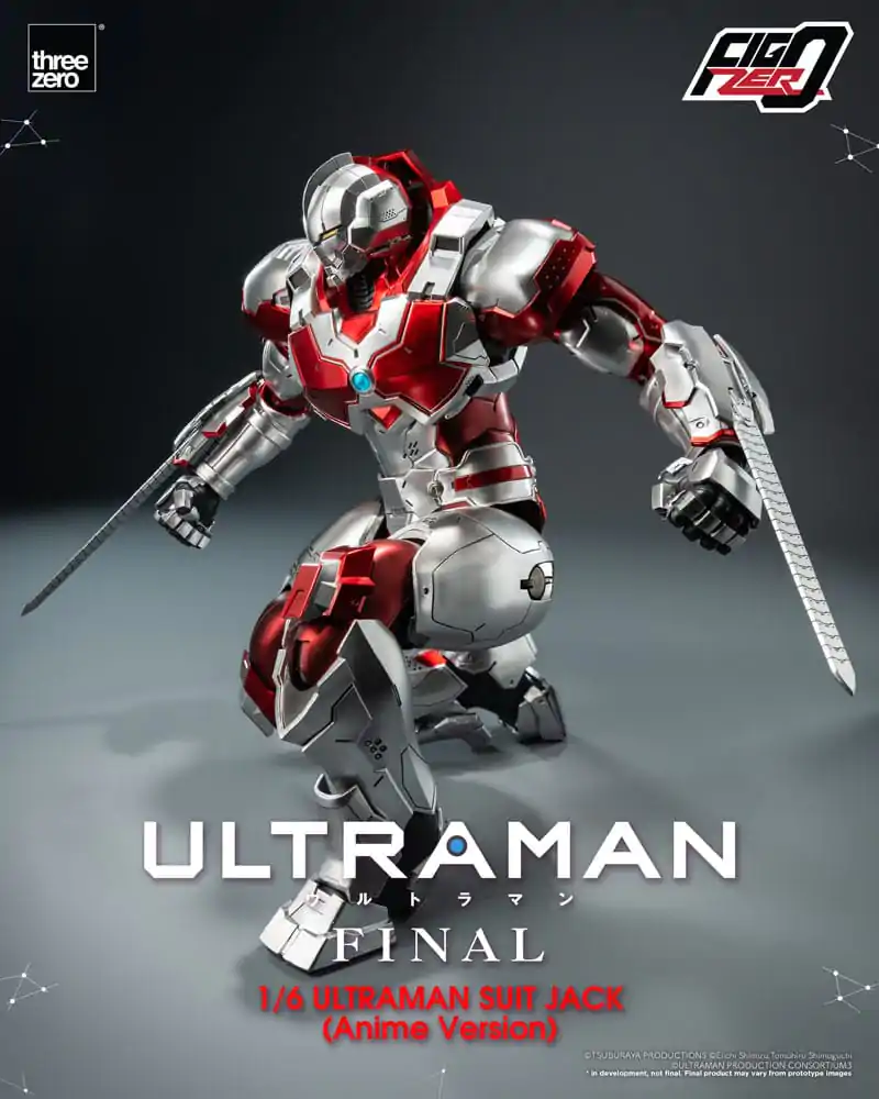 Figurină de acțiune Ultraman Final FigZero 1/6 Ultraman Suit Jack Versiune Anime 35 cm poza produsului