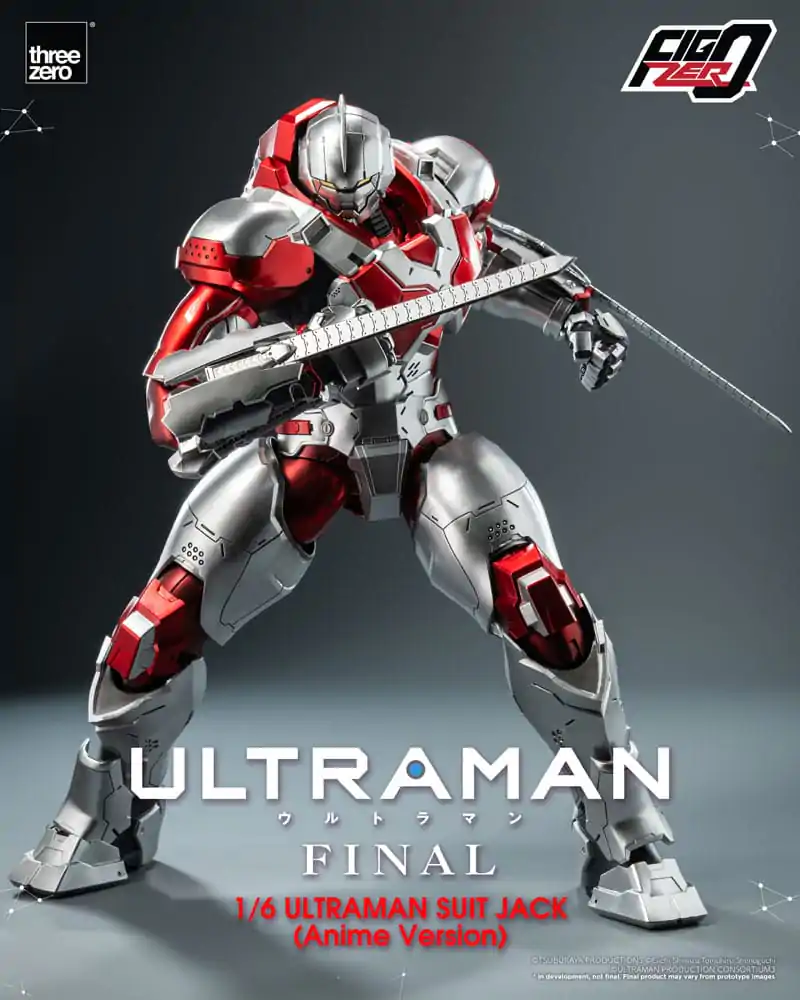 Figurină de acțiune Ultraman Final FigZero 1/6 Ultraman Suit Jack Versiune Anime 35 cm poza produsului
