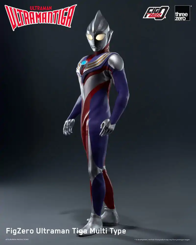 Figurină de acțiune Ultraman Tiga FigZero 1/6 Ultraman Tiga Multi Type 32 cm poza produsului